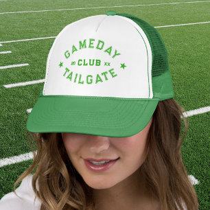 Casquette Gameday Tailgate Club Custom Green Football Crest