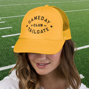 Casquette Gameday Tailgate Club Football Jaune Personnalisé