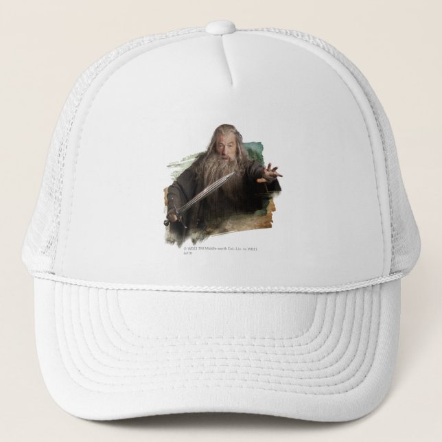 Casquette Gandalf avec épée (Devant)