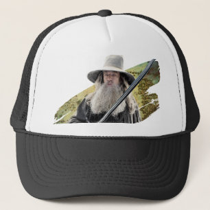 Casquette Gandalf avec épée verte