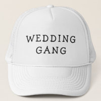GANG DE MARIAGE CÉLIBATAIRE CHAPEAU TUCKER