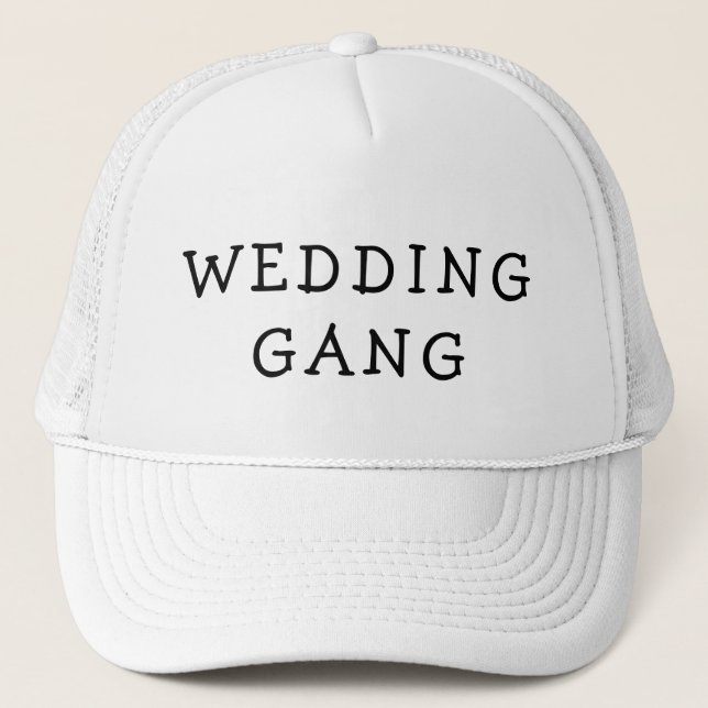 CASQUETTE GANG DE MARIAGE CÉLIBATAIRE CHAPEAU TUCKER (Devant)
