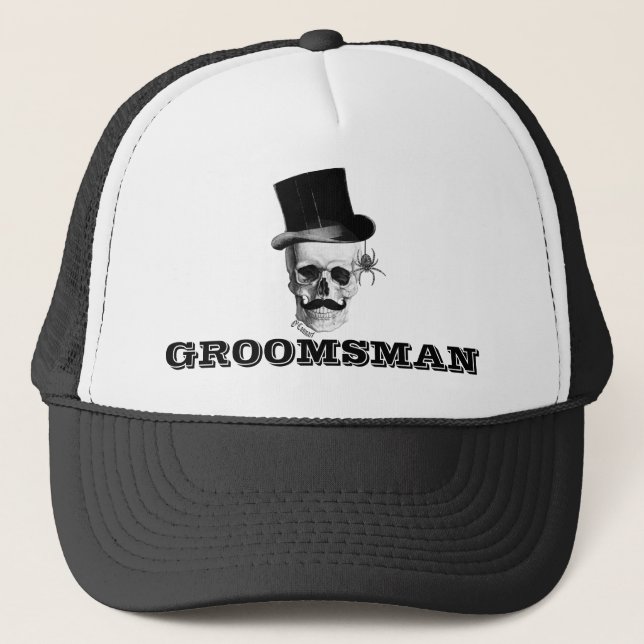 Casquette Garçon d'honneur gothique de Steampunk (Devant)