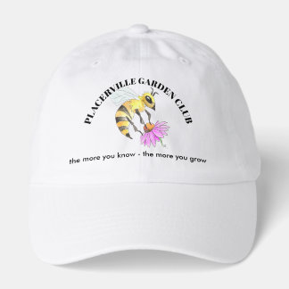 Casquette Garden Club caps with Bee design