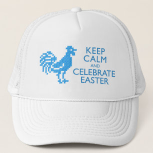CASQUETTE GARDER CALME ET CÉLÉBRER PÂQUES