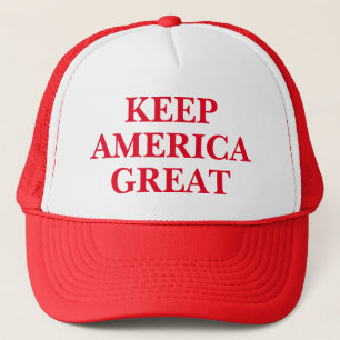 Casquette Garder l'Amérique Grand soutien à Trump rouge