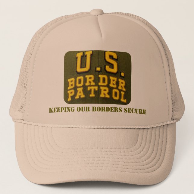 Casquette Garder nos frontières en sécurité (Devant)