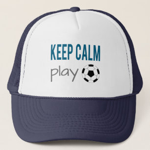 Casquette Garder Son Calme Jouer Au Football