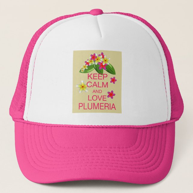 Casquette Gardez le calme et aimez la conception de (Devant)