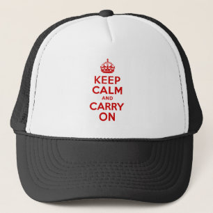 Casquette Gardez le calme et continuez
