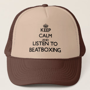 Casquette Gardez le calme et écoutez BEATBOXING