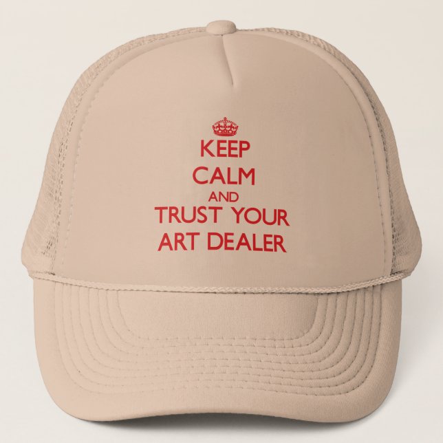 Casquette Gardez le calme et faites confiance à votre (Devant)