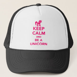 Casquette Gardez le calme et soyez une licorne