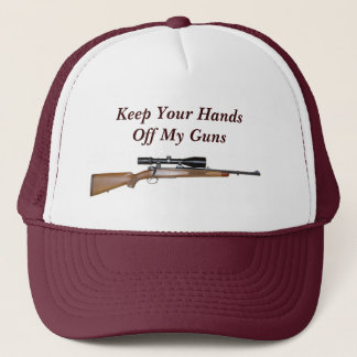 Casquette Gardez vos mains outre de mes armes à feu