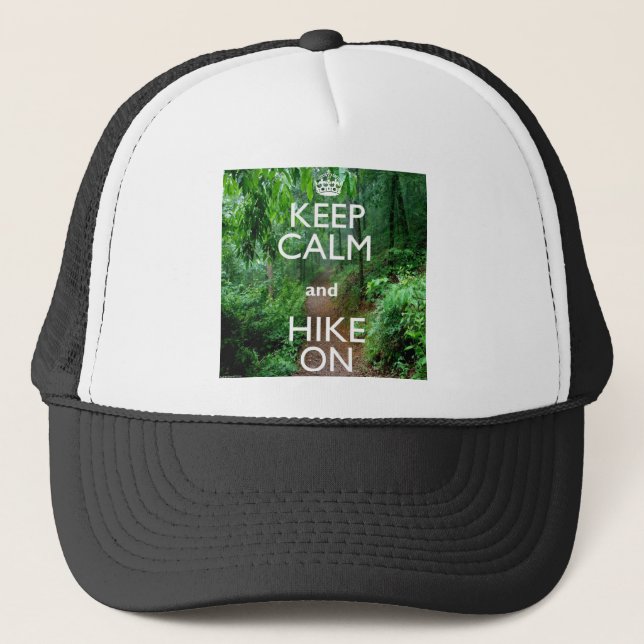 Casquette Gardez votre calme et continuez à marcher (Devant)