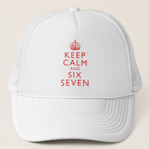 Casquette Gardez votre calme Six Seven Mème Humour Viral Vêt