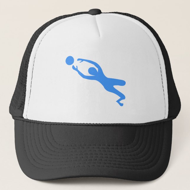 Casquette Gardien de but - Bleu bébé (Devant)