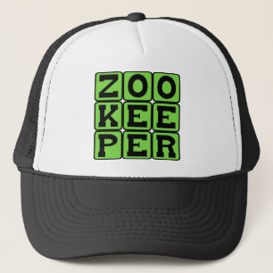 Casquette gardien de zoo, soigneur d'animaux