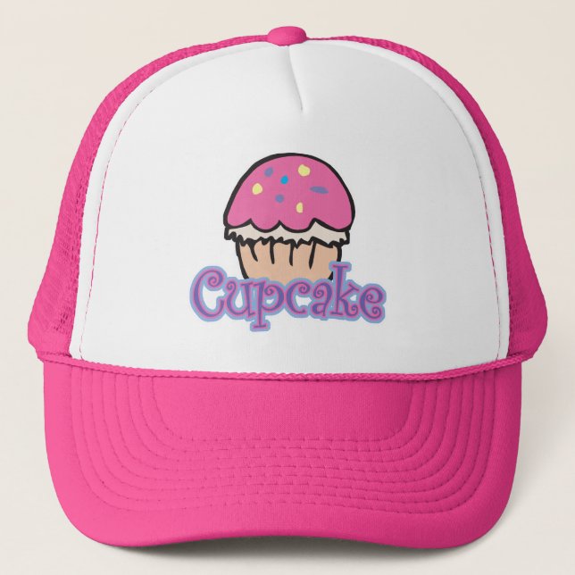 Casquette Gâteau rose (Devant)
