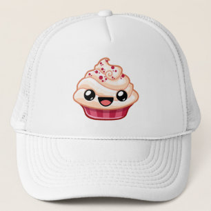 Casquette Gâteau rouge/blanc - Happy Jump