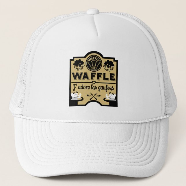 Casquette gaufres de Belgique (Devant)