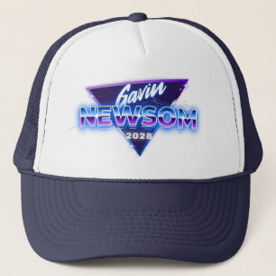 Casquette Gavin Newsom 2028 pour le président Retro 80s