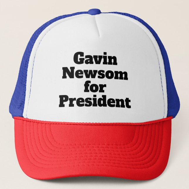 Casquette Gavin Newsom président (Devant)