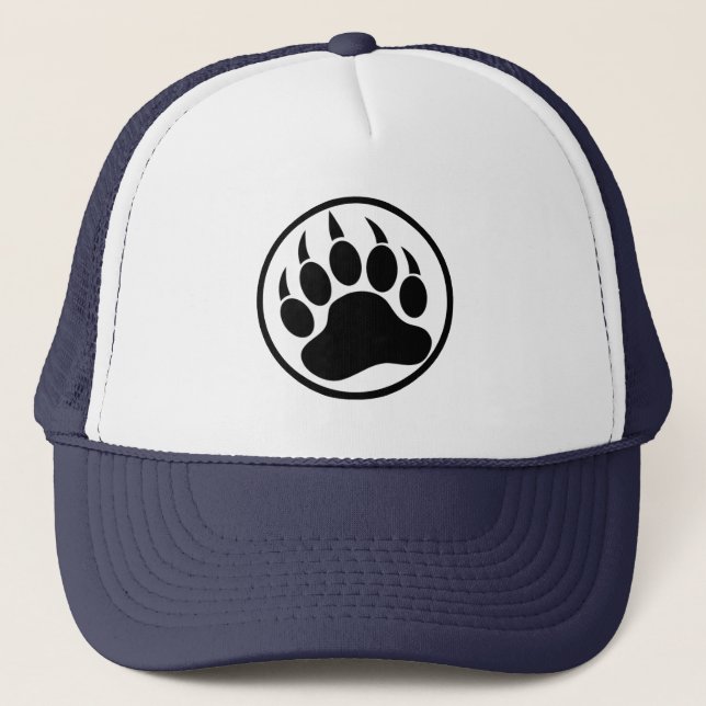 Casquette Gay Bear Pride Bear Paw (Devant)
