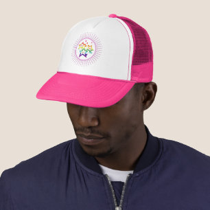 Casquette Gay LGBTQ Fierté Mois Étoiles Arc-en-ciel coloré