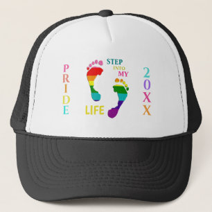 Casquette Gay LGBTQ Mois de la fierté arc-en-ciel Étape Me