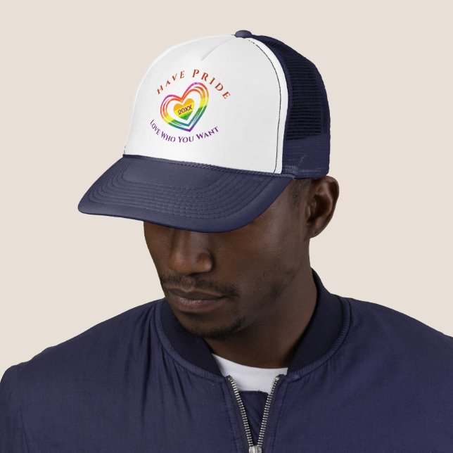 Casquette Gay LGBTQ Ont Fierté Mois Amour Qui Vous Voulez (En situation)