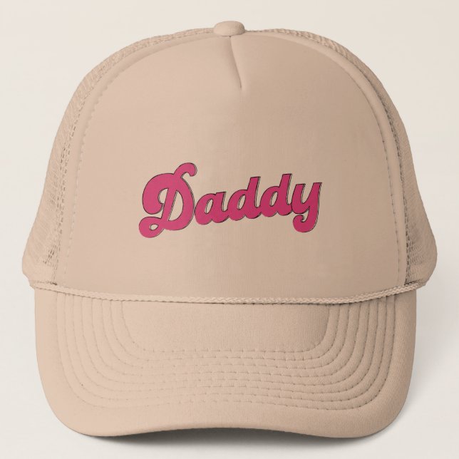 Casquette Gay pride LGBT Ours Rose Gay Daddy (Devant)