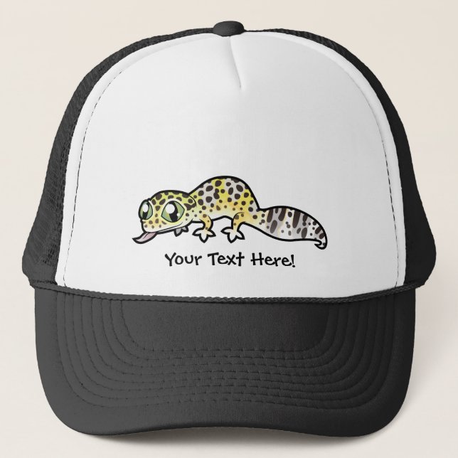 Casquette Gecko léopard de dessin animé (Devant)