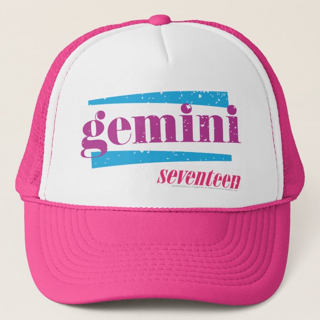 Casquette Gémeaux pourpres (Devant)