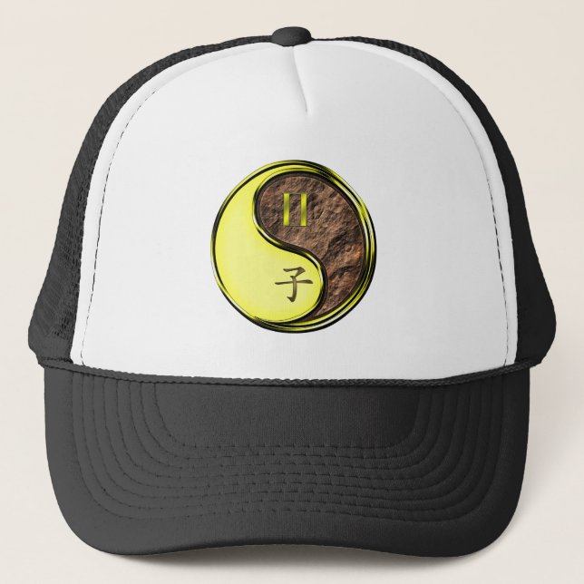 Casquette Gémeaux & Rat de terre (Devant)