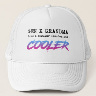 Casquette Gen X Grand-Mère Comme Un Grand-Mère Régulier Mais