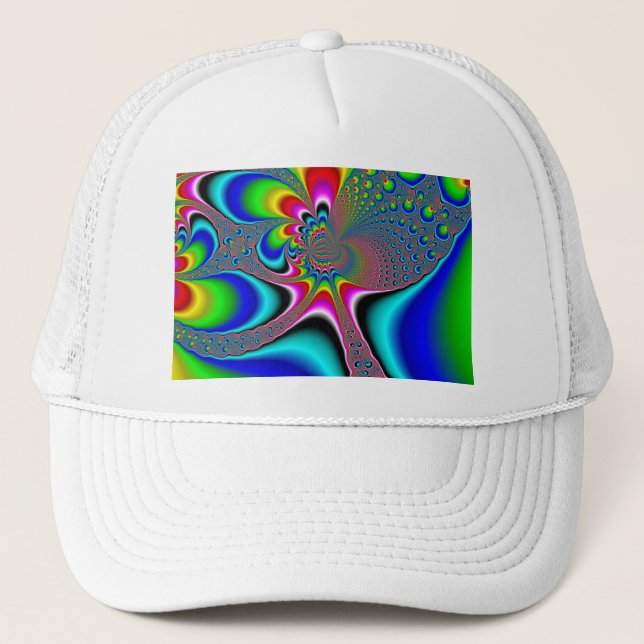 Casquette Générateur arc-en-ciel - Fractal (Devant)