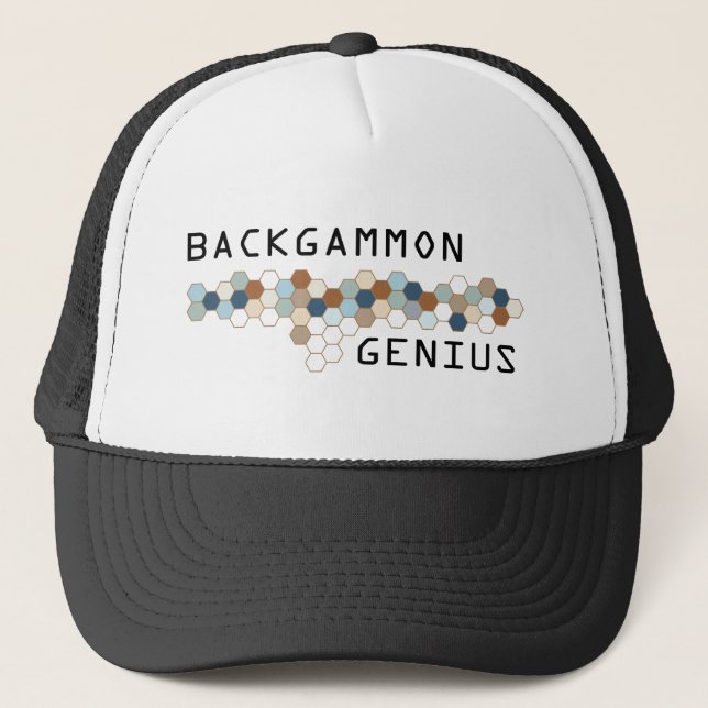 Casquette Génie de backgammon (Devant)
