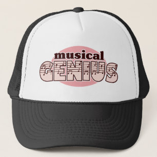 Casquette Génie musical rose