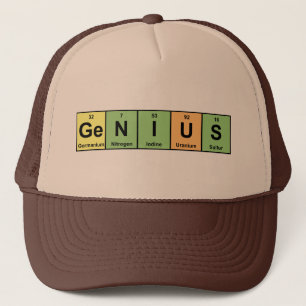 Casquette Génie - Tableau périodique des produits d'élém