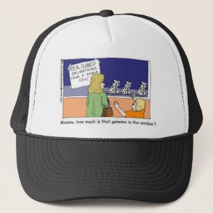 Casquette Génome Dans La Fenêtre Cadeaux Et T-Shirts Drôles 