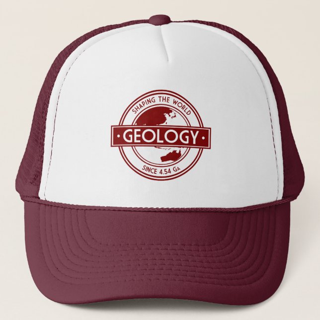 Casquette Géologie - Façonner le Logo Mondial (Asie/Australi (Devant)