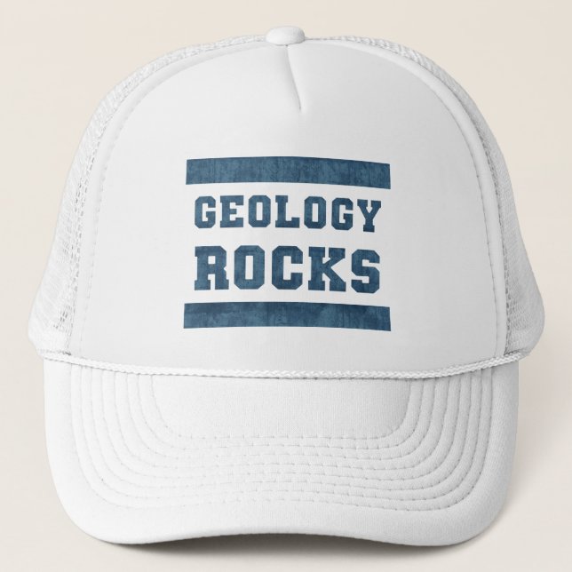 Casquette géologie rocks! (Devant)