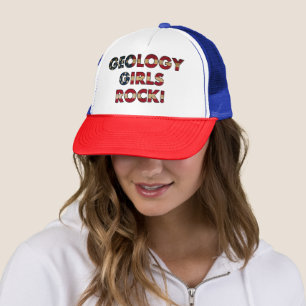 Casquette Geology Girls Rock ! (Drapeau USA) Impression