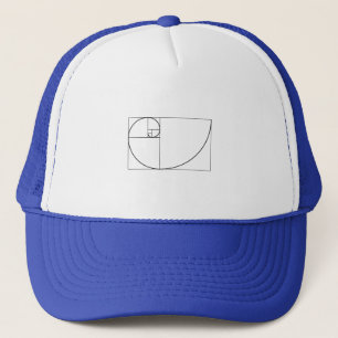 Casquette Géométrie de la section dorée des spirales de F