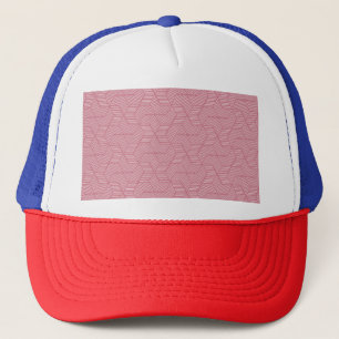 Casquette Géométrie de ligne : Texture Vintage moderne
