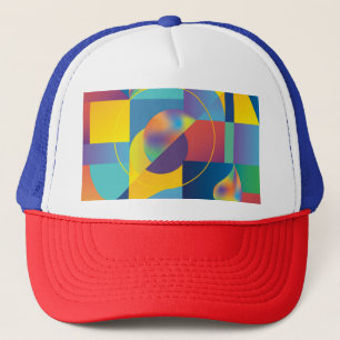 Casquette Géométrique créative : couverture Vintage Abstrait
