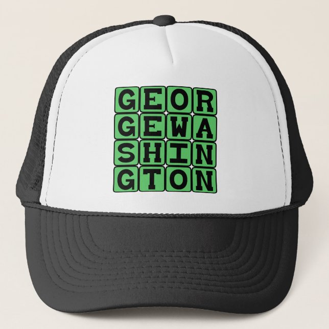 Casquette George Washington, président américain (Devant)