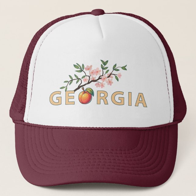 Casquette Géorgie États-Unis d'Amérique (Devant)