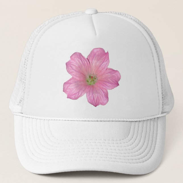 Casquette Géranium rose (Devant)
